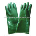 PVC sandy finished gloves